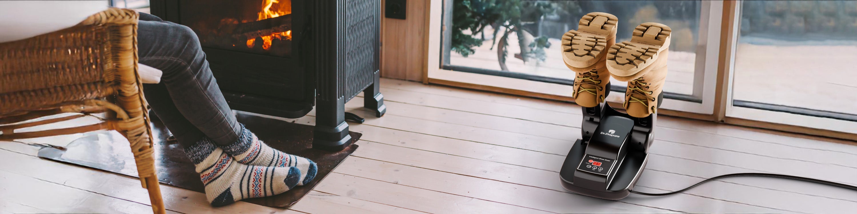 Dr.Prepare shoe dryers can eliminate moisture, sweat, and odors quickly, getting you back on the trail or job site in no time. 