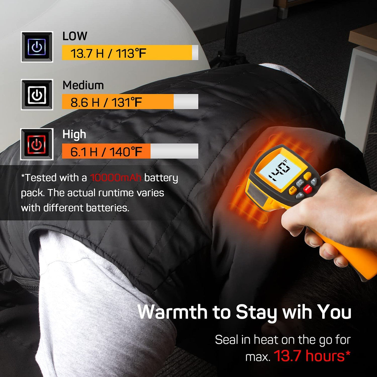 Women’s Adjustable Size Heated Vest
