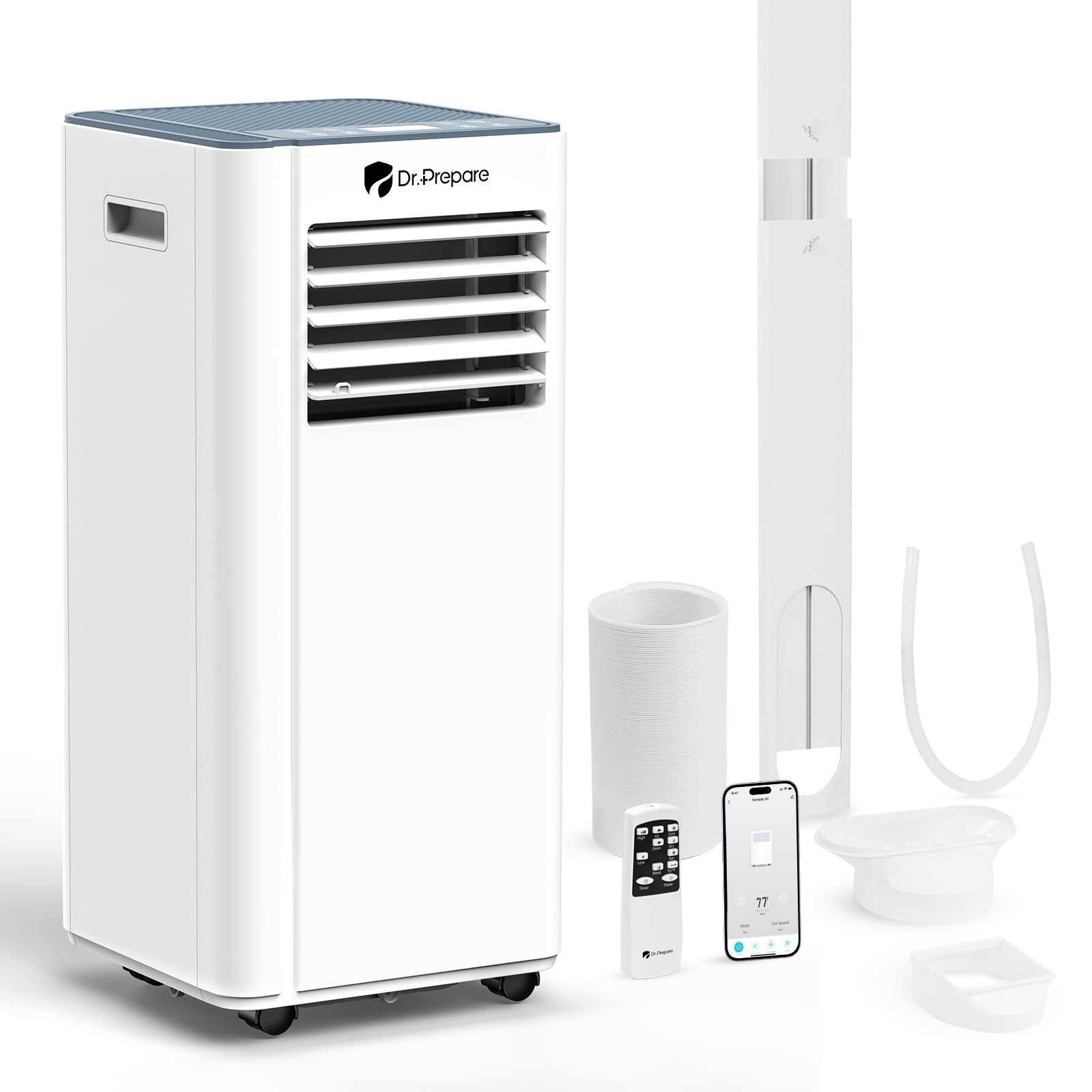 Dr.Prepare 10000 BTU Smart WiFi Portable Air Conditioner