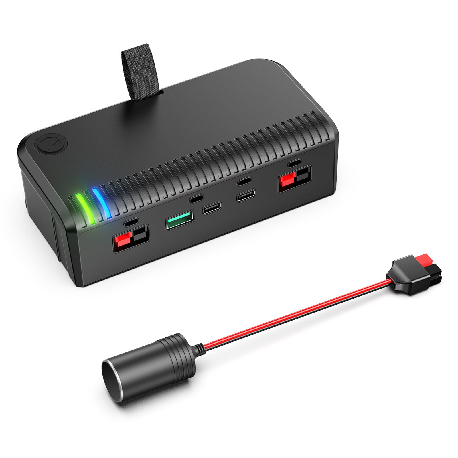 2-in-1 Smart PowerMax 1280Wh DC Portable Power Station & 12V 100Ah LiFePO4 Battery