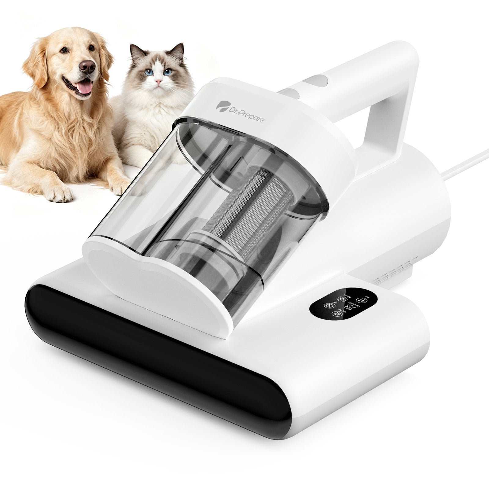 あ*お様 BCSTREAM DR 157SQ Dr.Prepare Mattress Vacuum, 15kPa Suction, 500WCorded Bed Vacuum, UV-C