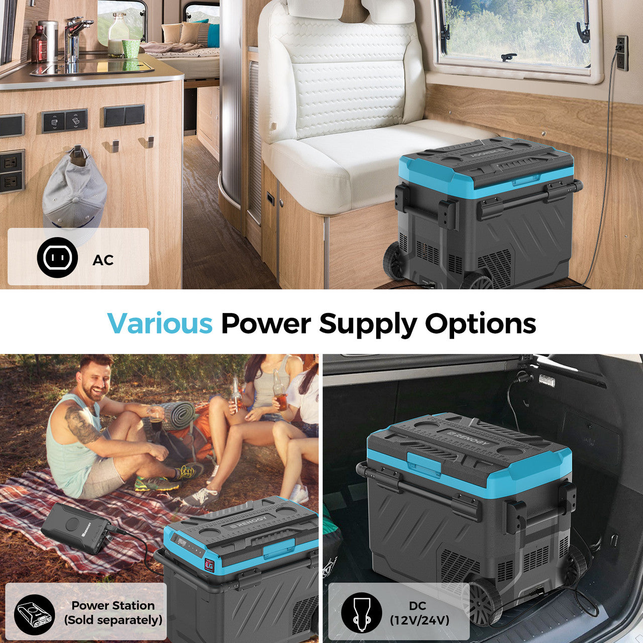 4. portable refrigerator freezer