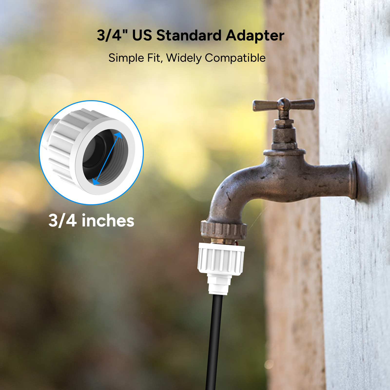 Outdoor Portable Misting Fan Kit