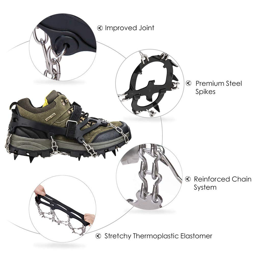 Dr. Prepare Ice Cleats, Ice Grippers & Crampons, Traction Cleats