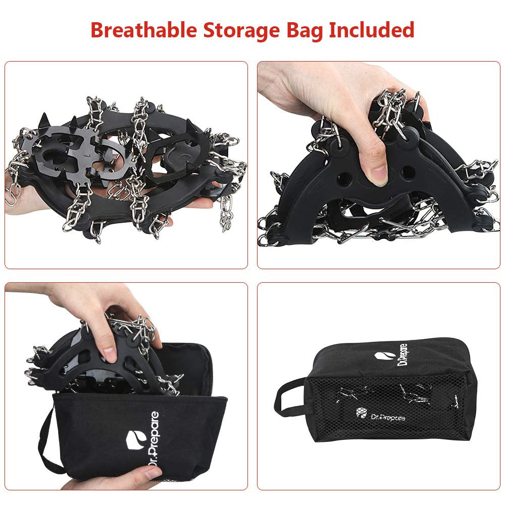 Dr. Prepare Ice Cleats, Ice Grippers & Crampons, Traction Cleats