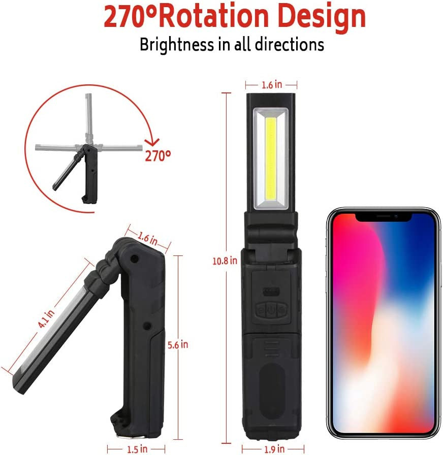 Dr. Prepare 400-Lumen Rechargeable COB LED Work Light