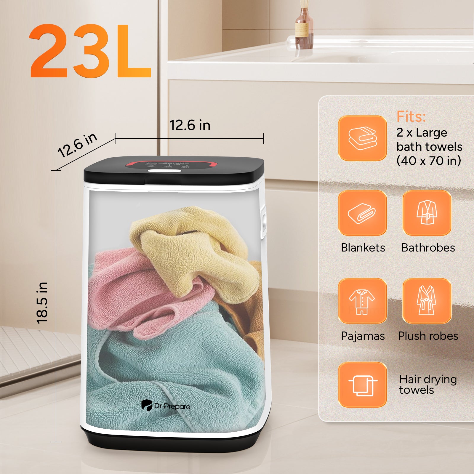 23L Luxury Towel Warmer