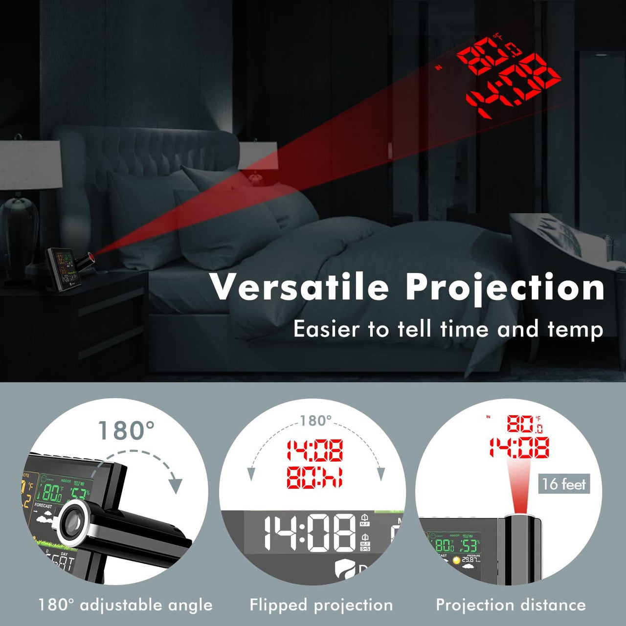 Projection Alarm Clock 005