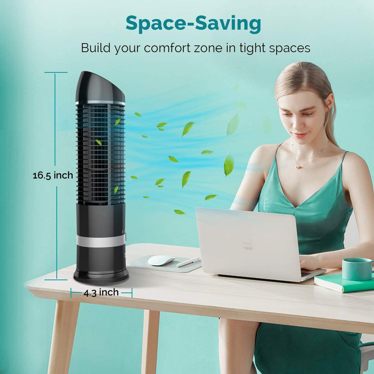 16″ Oscillating Tower Fan