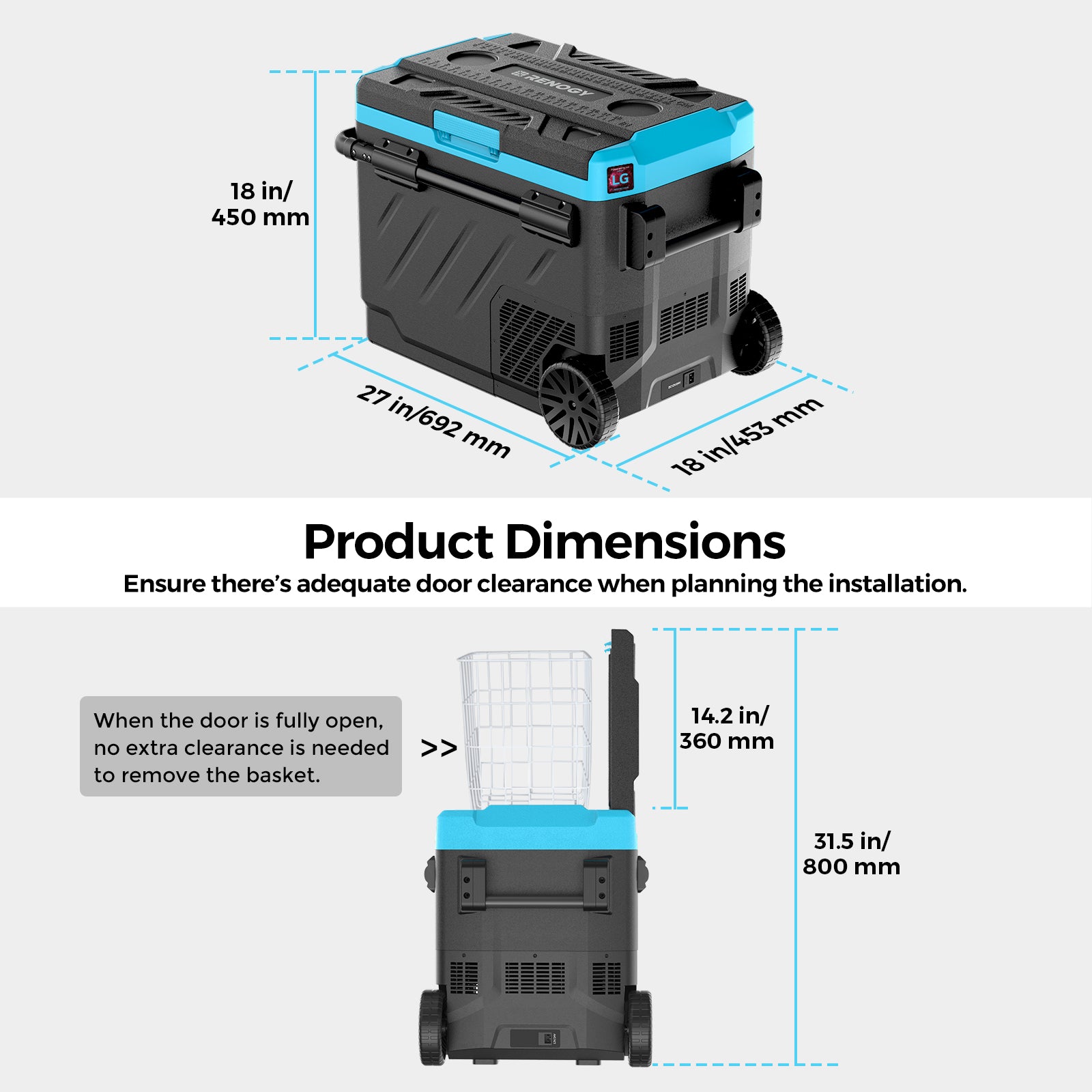 Renogy 42 Quart (40L) Portable Refrigerator