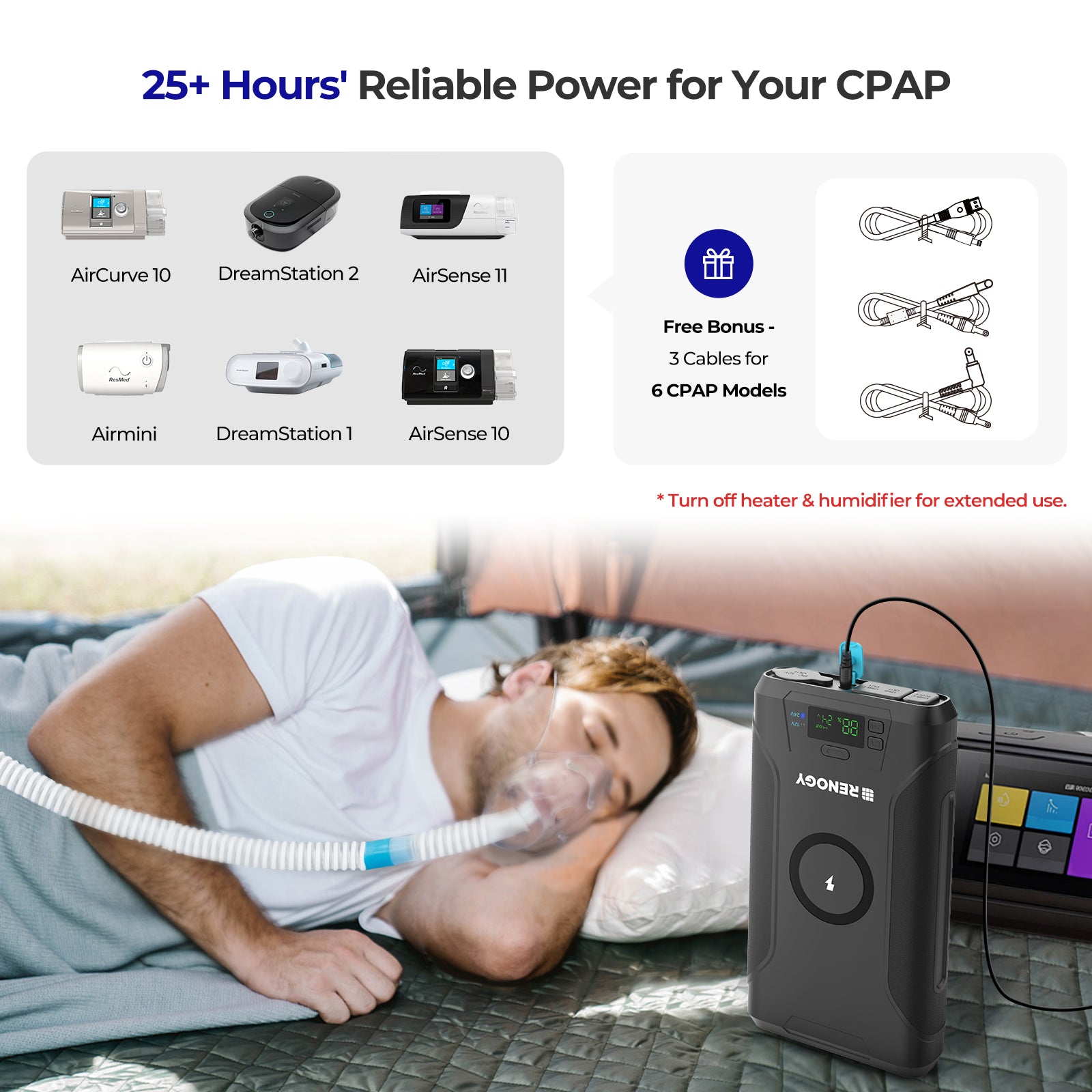 2025 Renogy Upgraded 76,800mAh 276Wh Power Bank