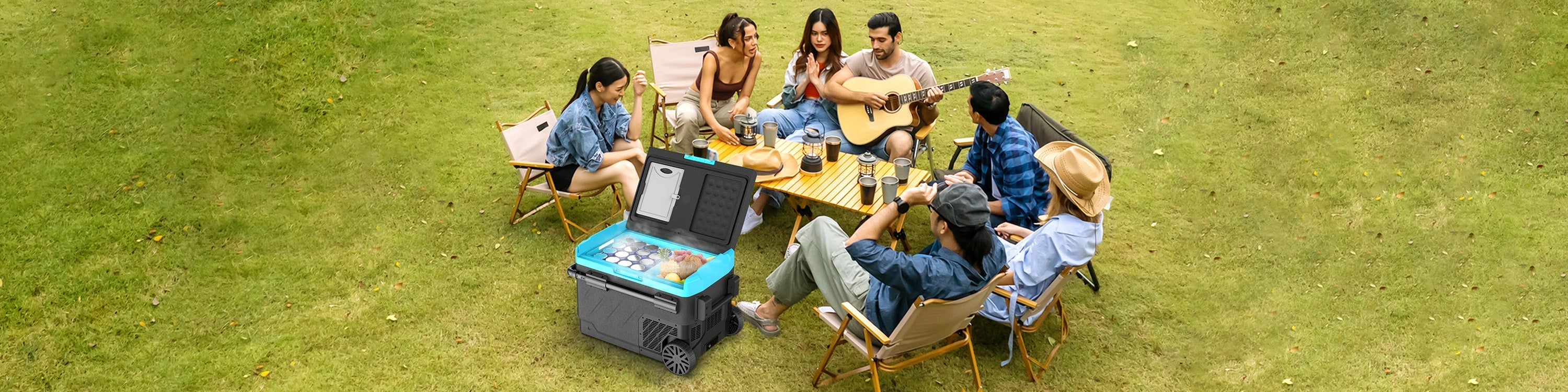 Experience on-the-go cooling with our portable car refrigerator series.&nbsp;Always keep your food and drinks fresh - perfect for road trips and outdoor adventures.