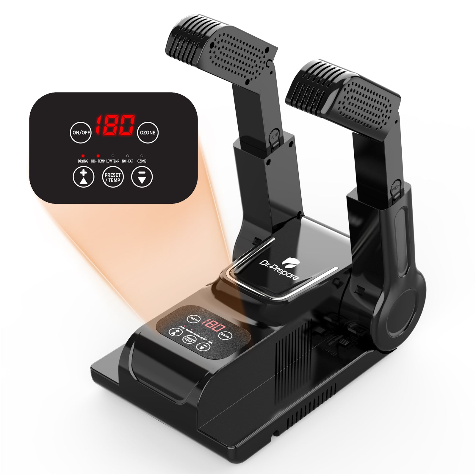Dr.Prepare Upgraded Shoe Dryer with 180-min Auto-off Timer