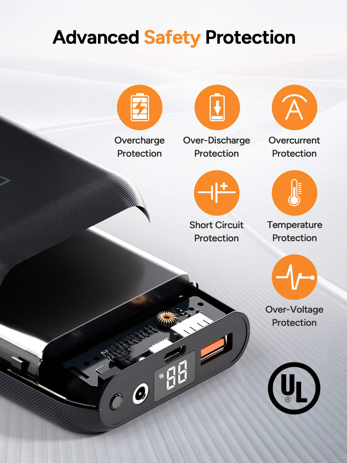DR.PREPARE Men's Heated Vest with 16000mAh Battery, Lightweight Vest S-2XL