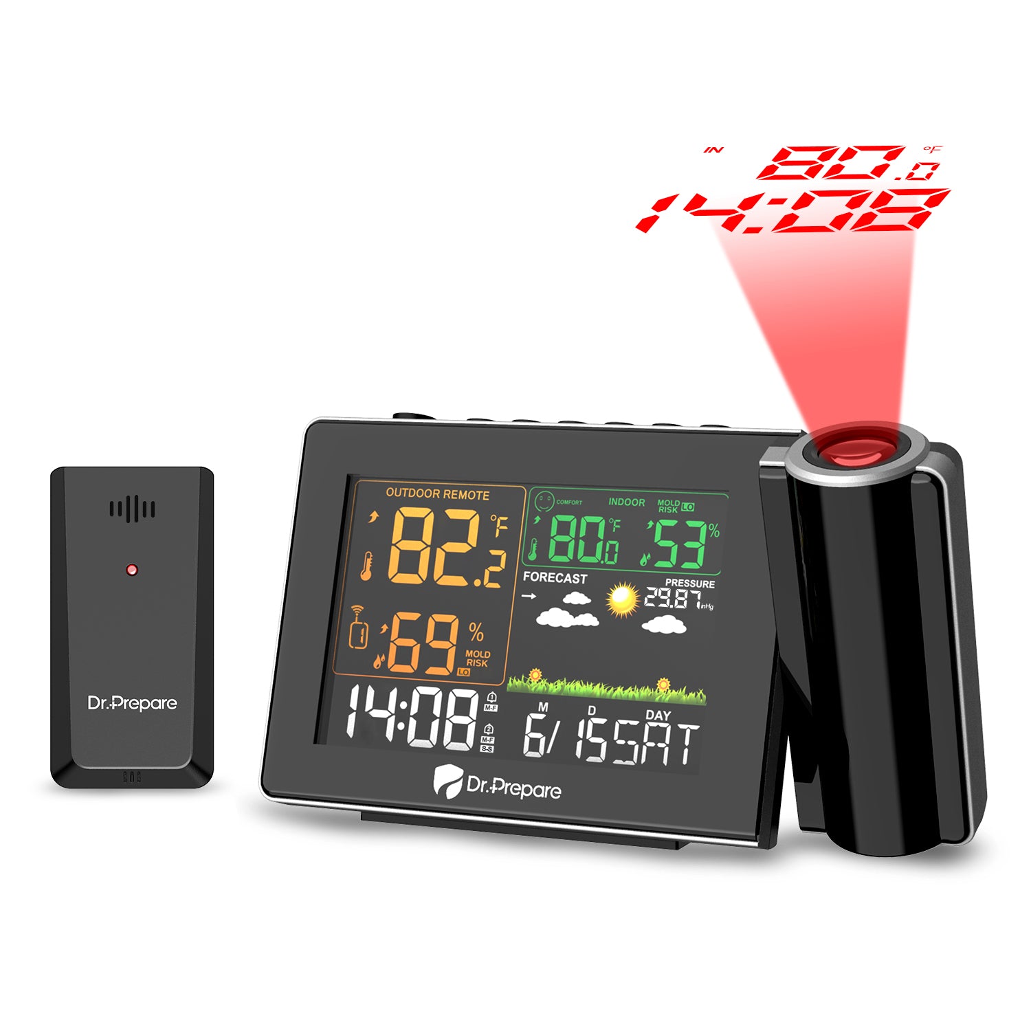 Projection Alarm Clock 005 | Dr.Prepare