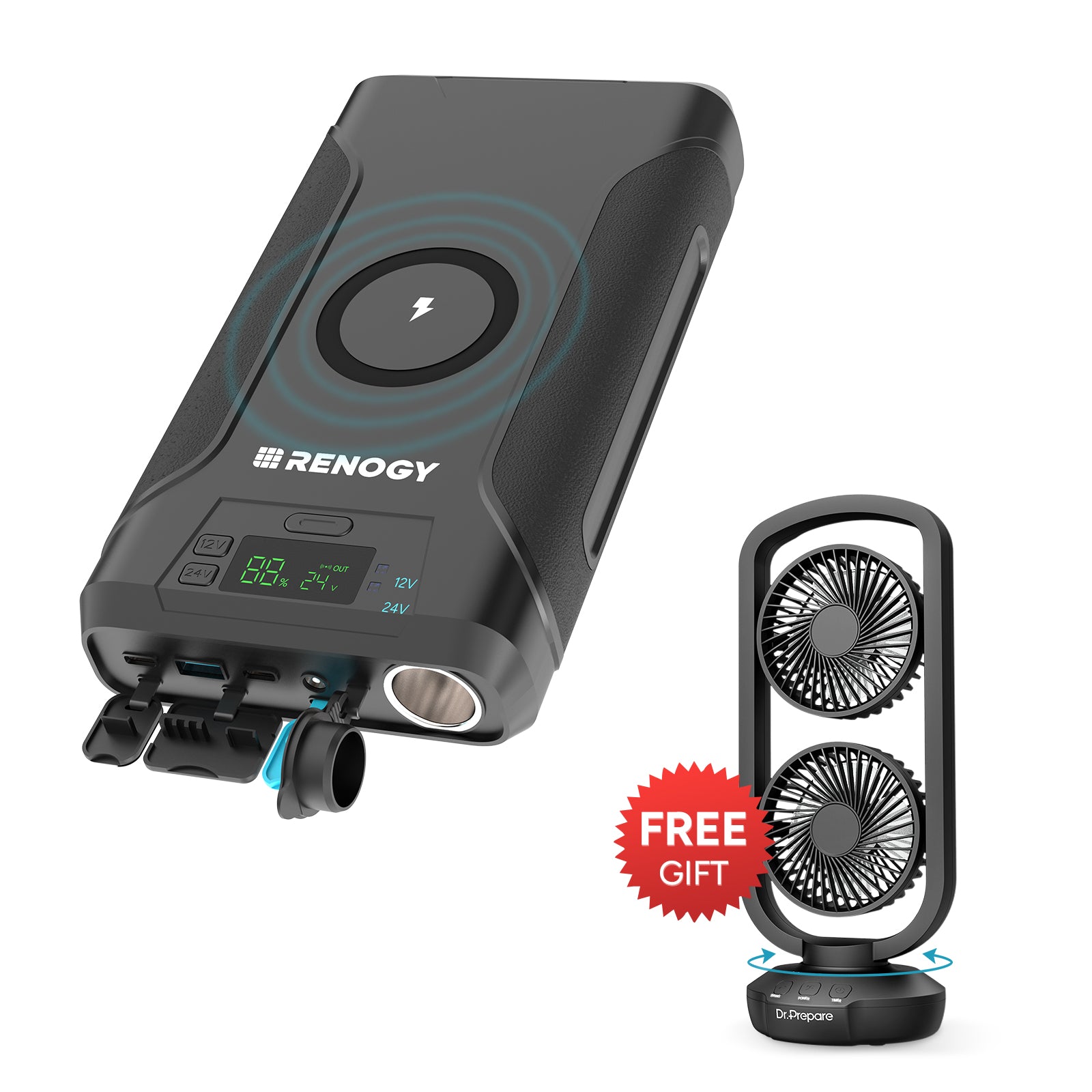 2025 Renogy Upgraded 76,800mAh 276Wh Power Bank