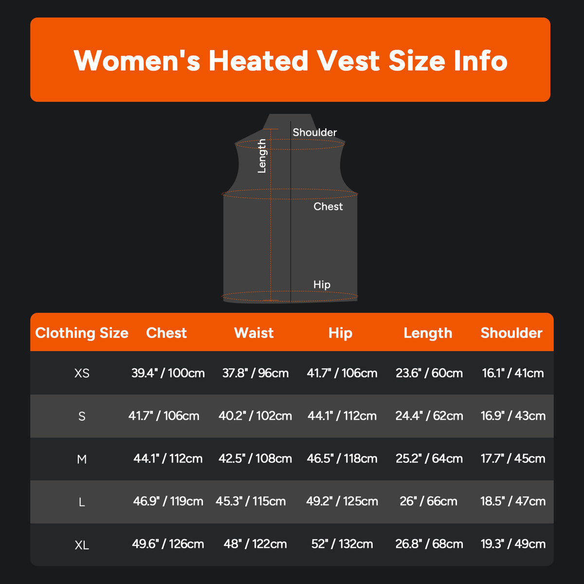 Dr. Prepare Heated Vest for Men, Heated Vest Women, Mens Heated Jacket with Adjustable Sizes XS-XL