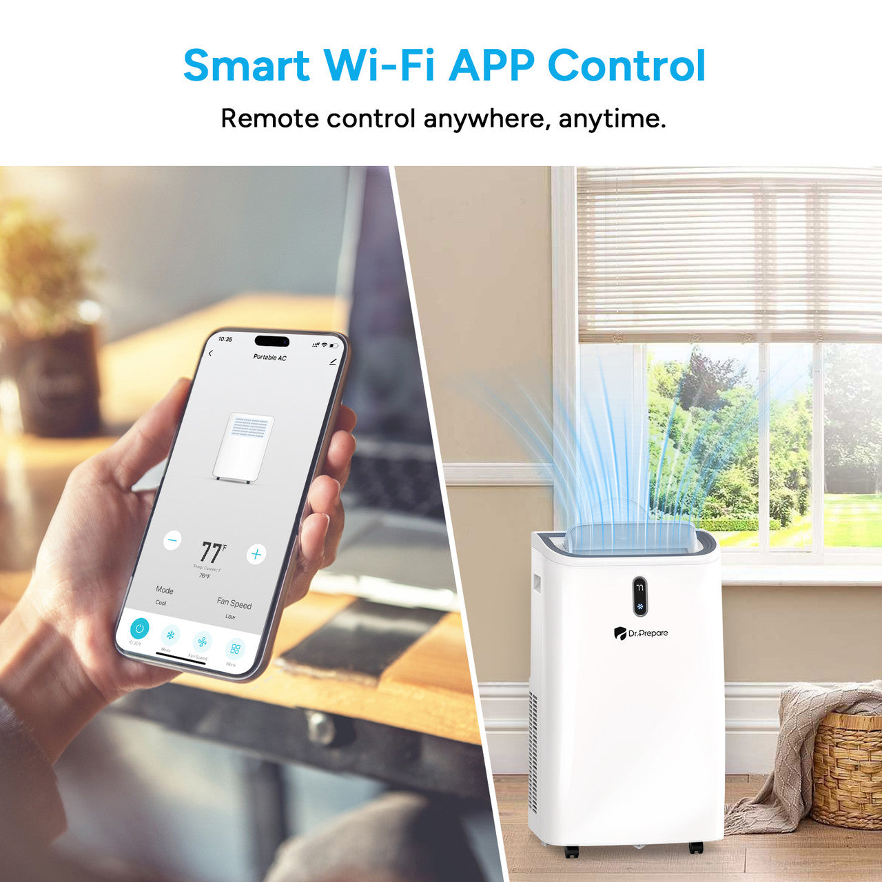 2. Dr.Prepare air conditioner with smart wifi