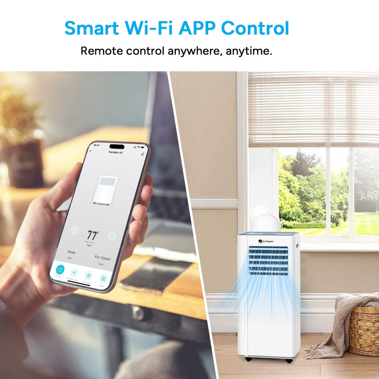 2. Dr.Prepare portable ac with smart wifi