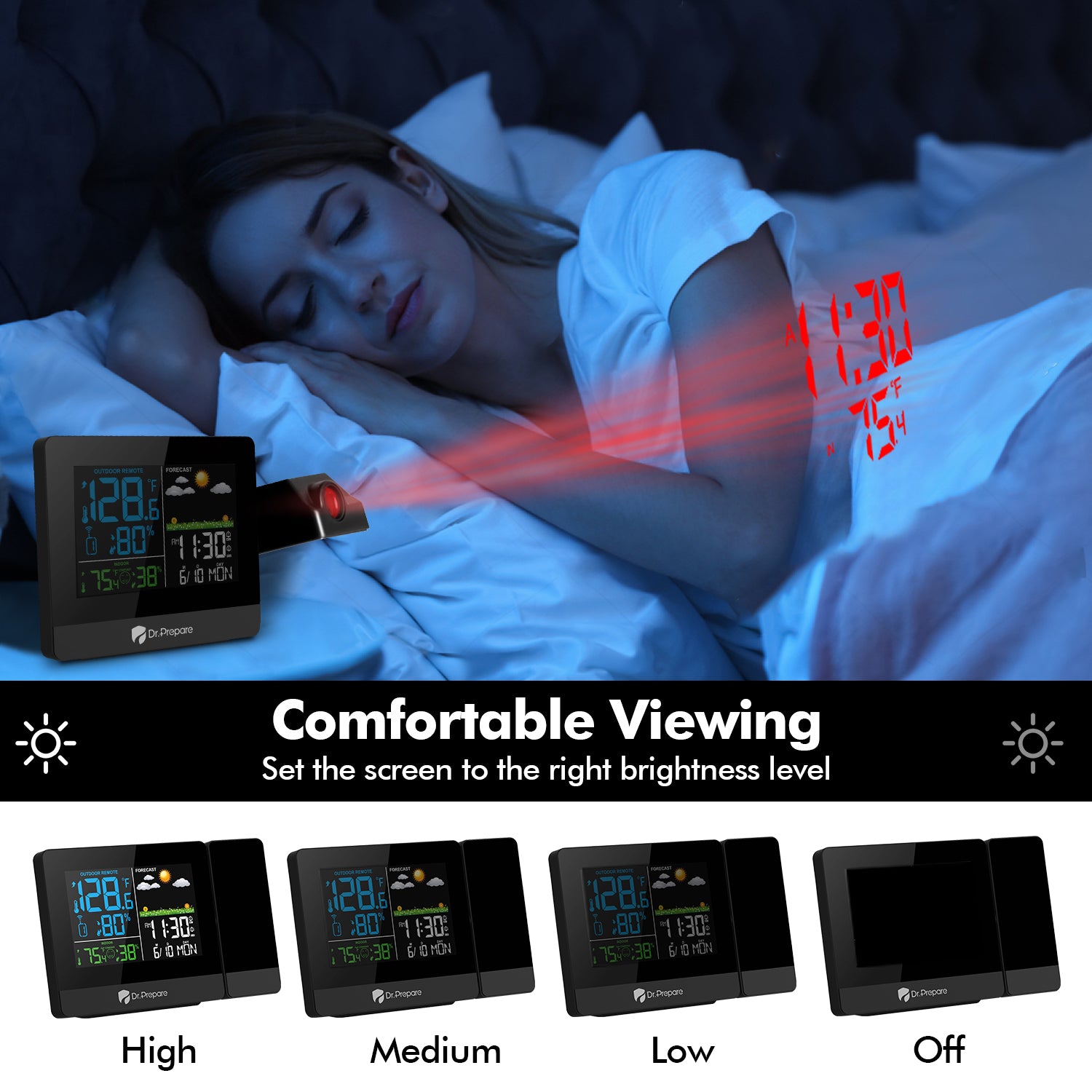 Projection Alarm Clock 003