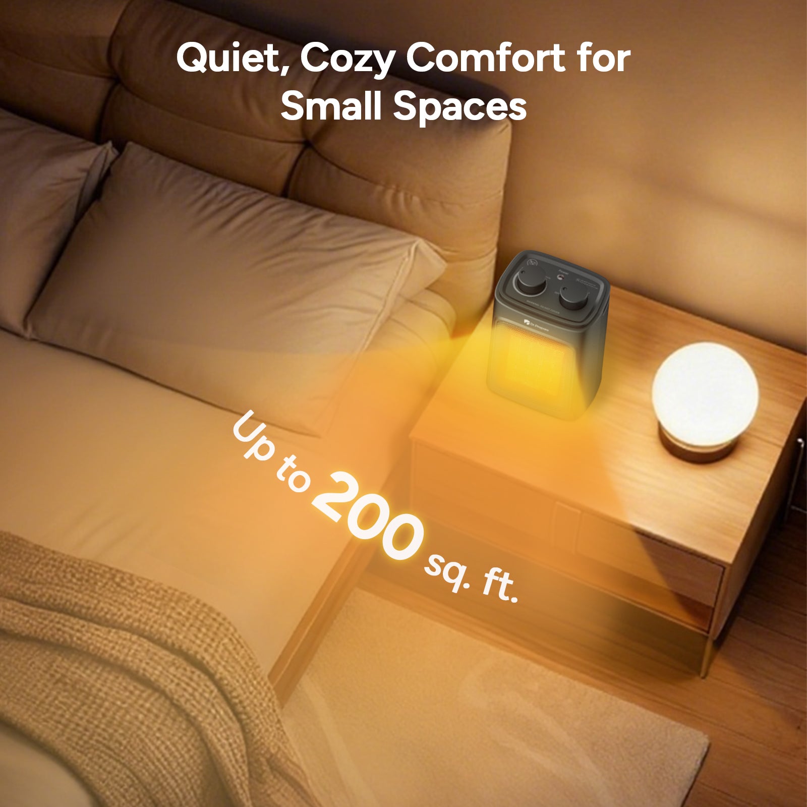 Portable Electric Space Heater (Knob Control)