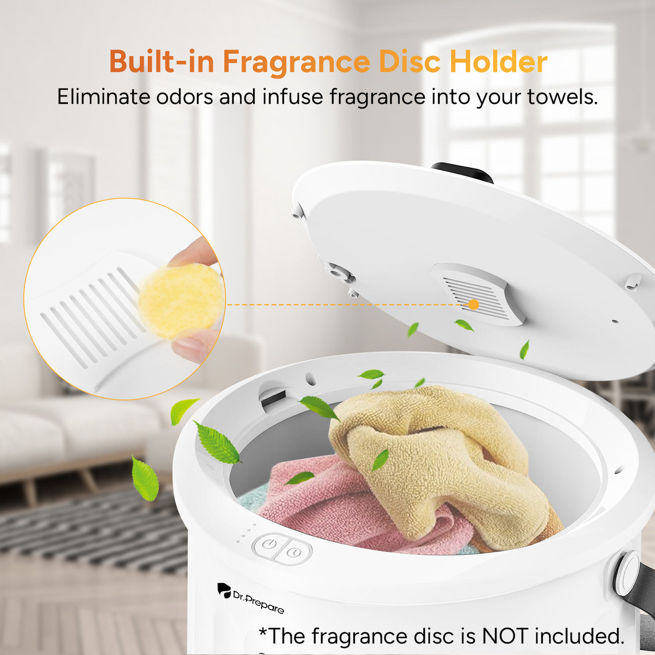 Built-in Fragrance Disc Holder