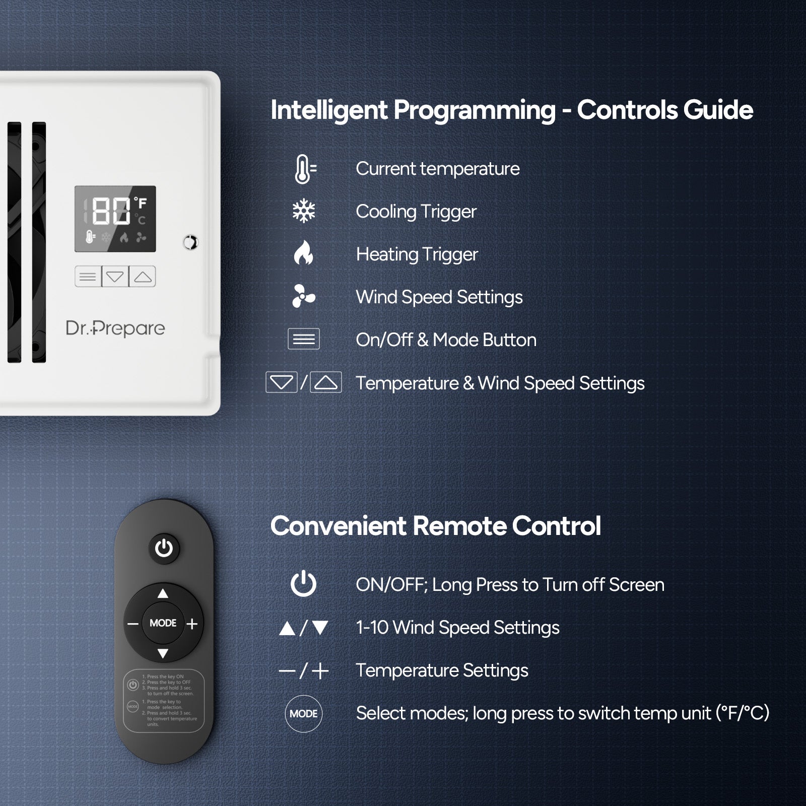 4" × 10" Smart Register Booster Fan