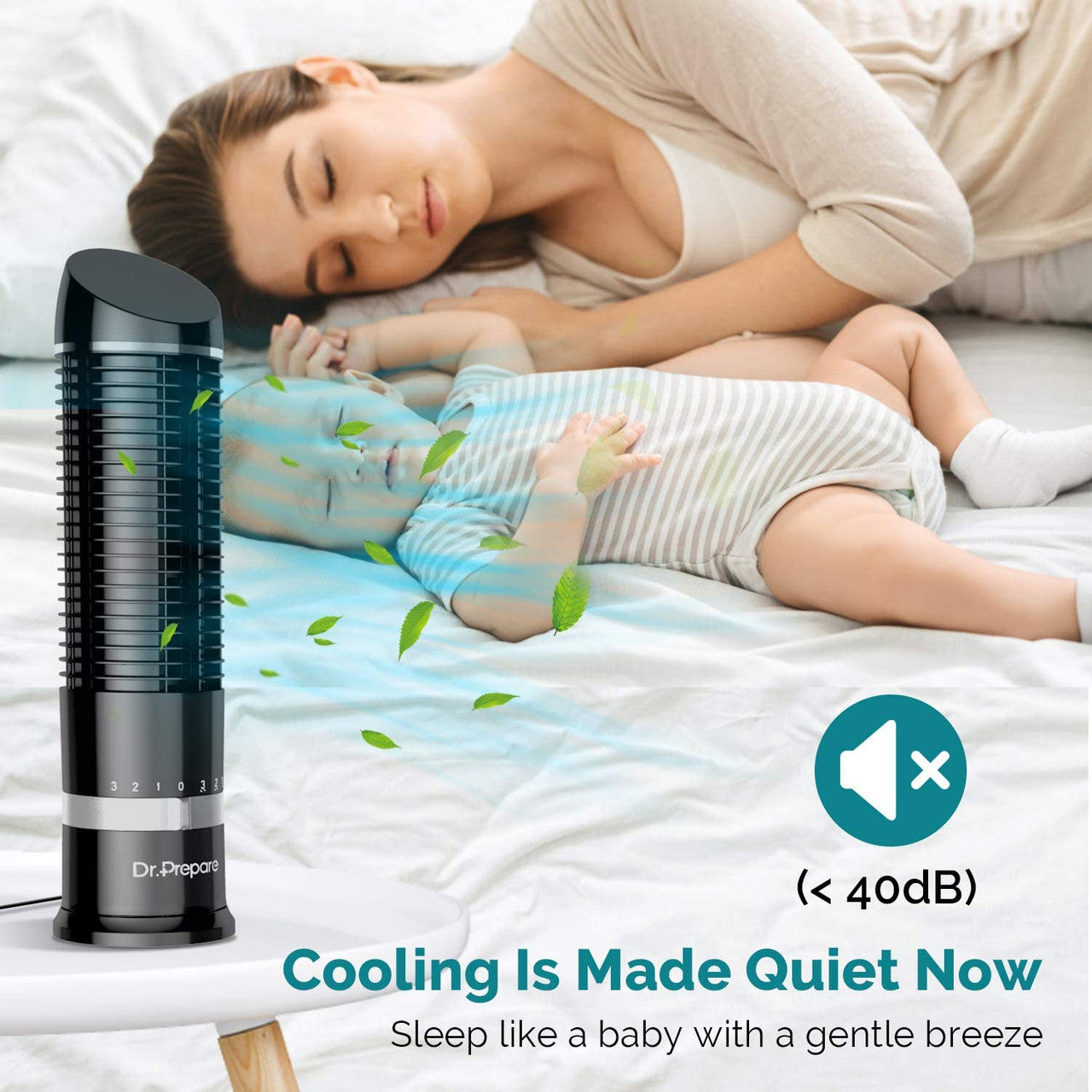 16″ Oscillating Tower Fan