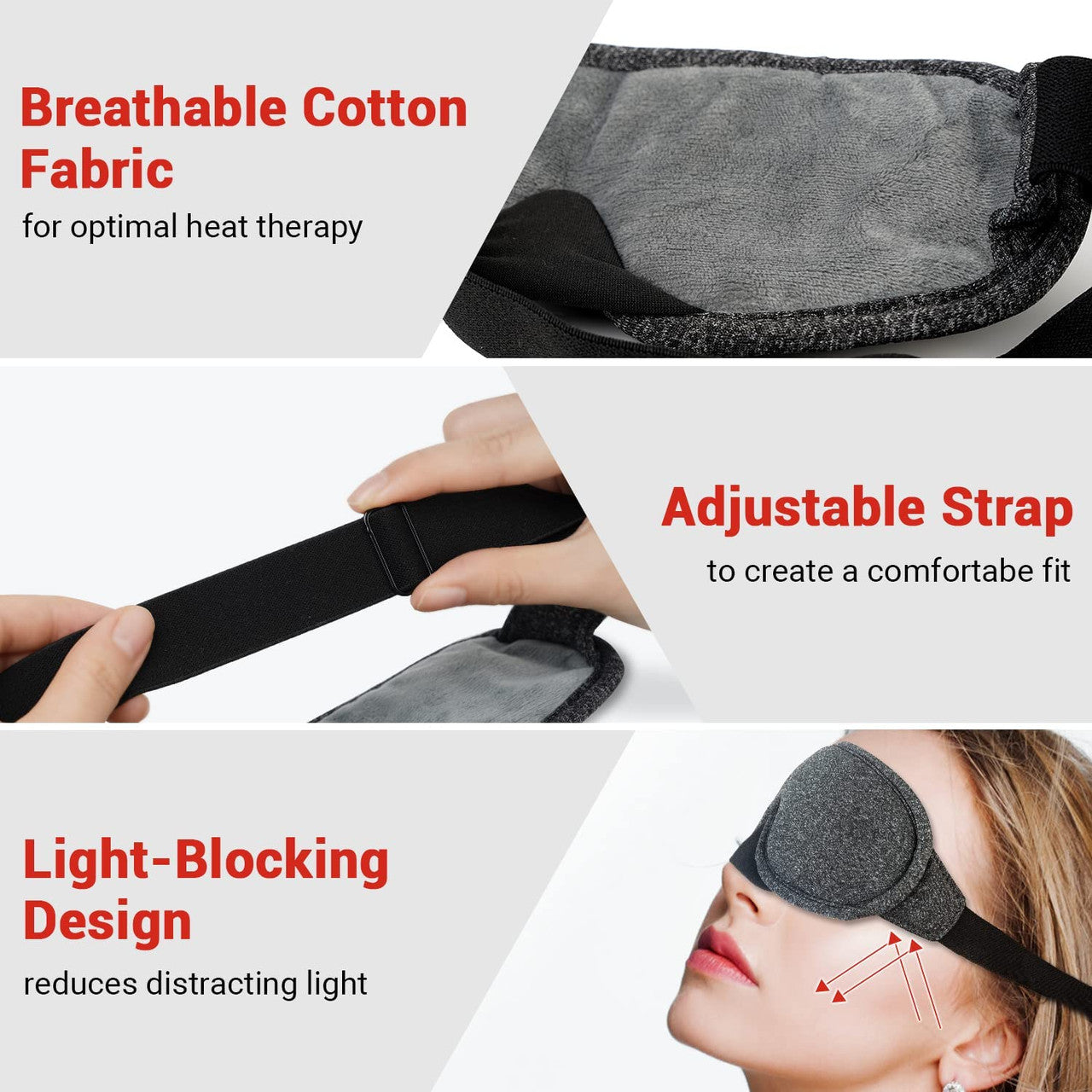 Super soft and washable, the all-new Dr. Prepare USB Heated Eye Mask returns with upgraded design for the comfort your eyes crave for.