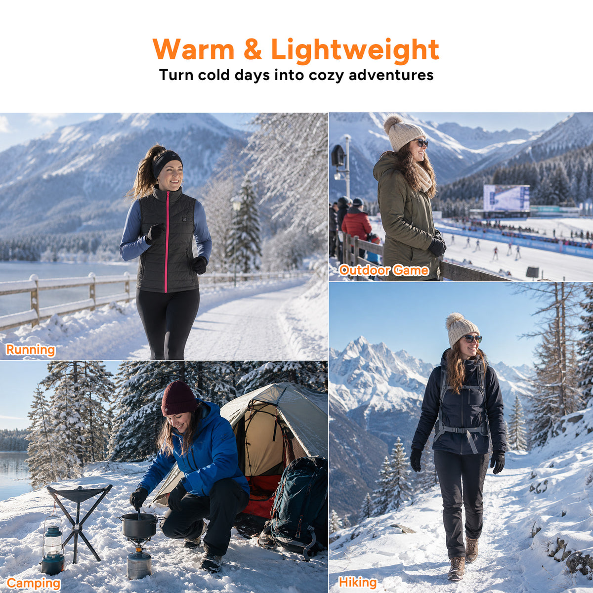 Dr.Prepare Electric Women’s Heated Vest with 16000mAh Battery Pack XS-XL