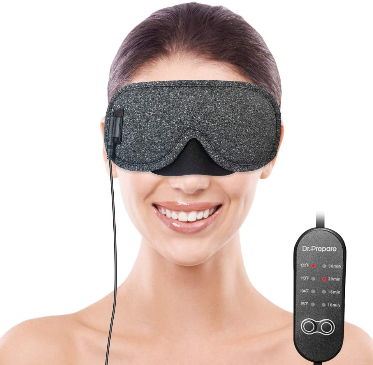 Super soft and washable, the all-new Dr. Prepare USB Heated Eye Mask returns with upgraded design for the comfort your eyes crave for.