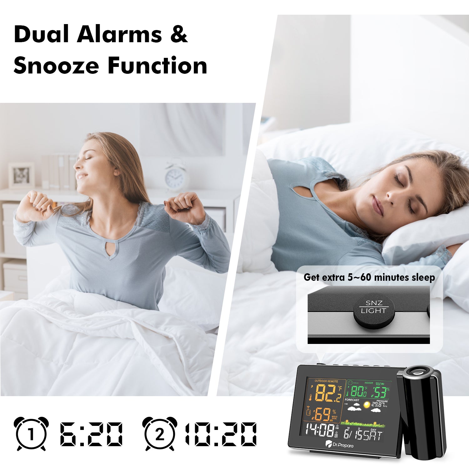 Projection Alarm Clock 005