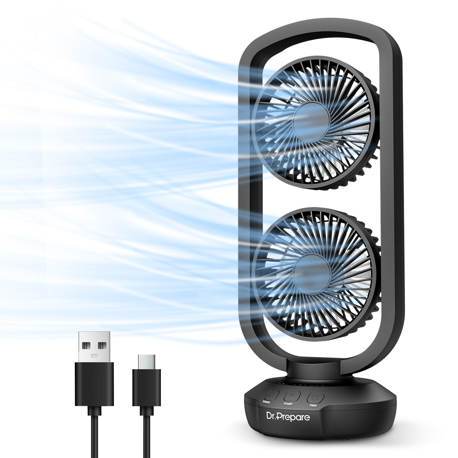 15 inch Portable USB Desk Fan