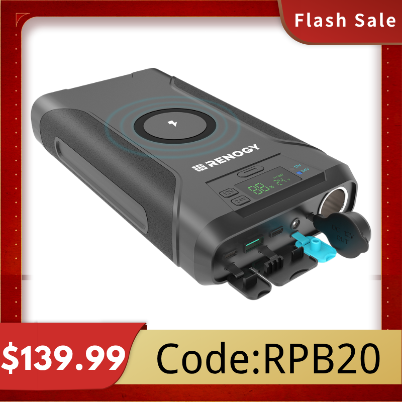 【Pre-Order 9/15】2025 Renogy Upgraded 76,800mAh 276Wh Power Bank