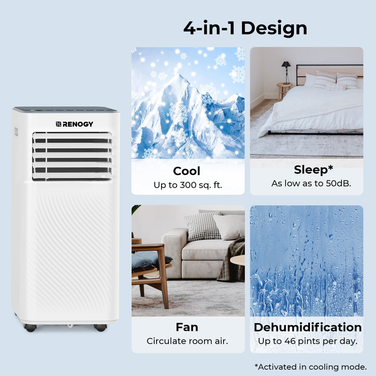 4. 4-in-1 portable air conditioning